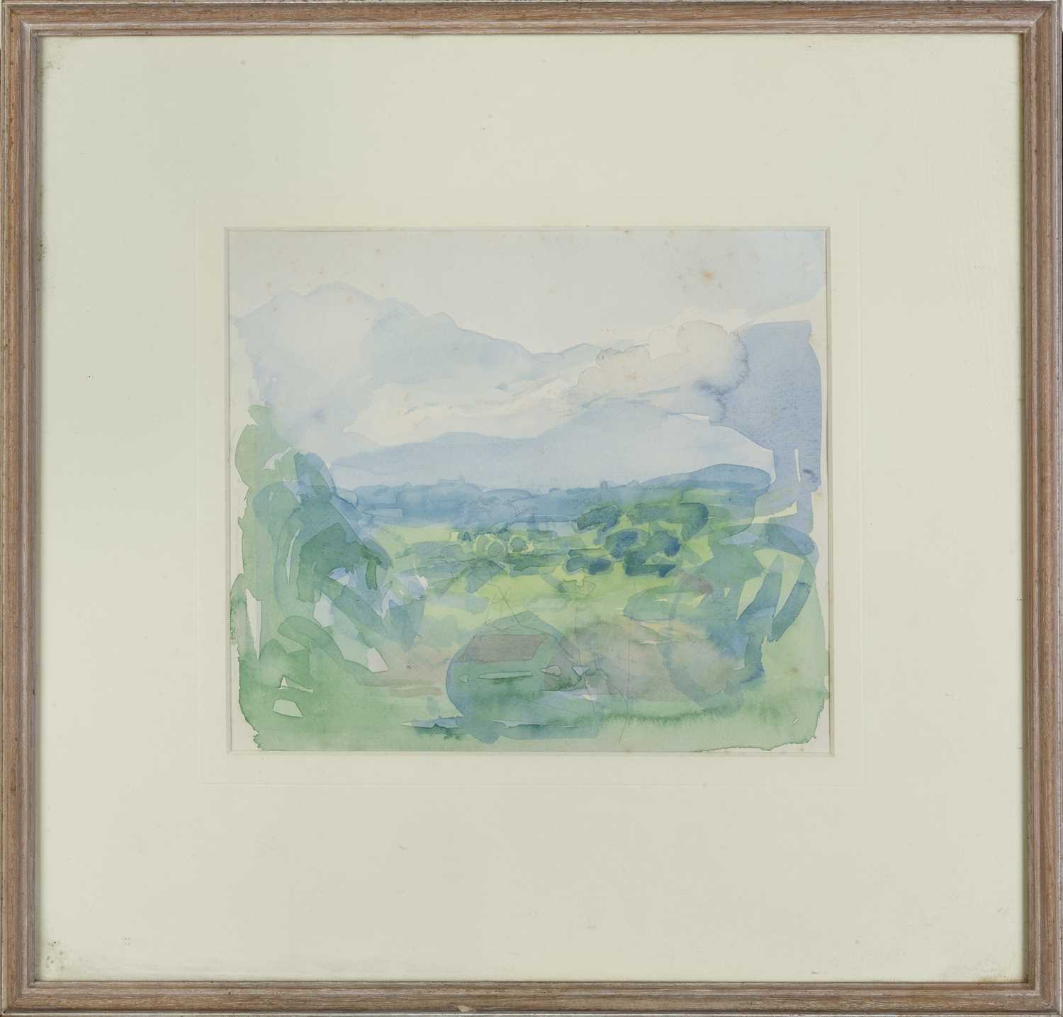 Jane Dowling (1925-2023) Country Path signed with initials (lower right) watercolour 17 x 25cm; - Image 6 of 6