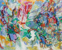 Jane Dowling (1925-2023) Transfiguration signed with initials(lower right) oil on canvas 61 x