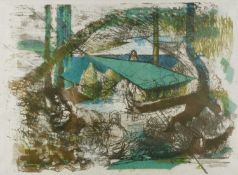 Jane Dowling (1925-2023) Galilee, Israel signed in pencil (in the margin) screenprint 42 x 56cm.