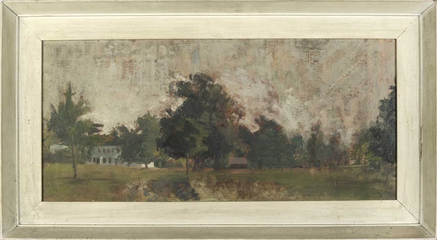 Jane Dowling (1925-2023) Avisford inscribed and titled (to label on the reverse) oil on canvas 24 - Image 2 of 3