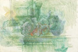 Jane Dowling (1925-2023) Five oil on boards mainly floral studies unsigned largest 41 x 51cm (5).