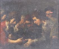 A 17th/early 18th century Continental School painting of The Barter.