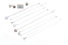 A collection of vintage jewellery.