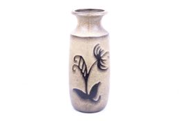 A mid-century Scheurich West German vase. #239-41 with stylised flower design.