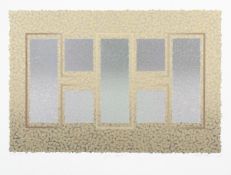 Brad Faine (1945) - Golden Adate II - signed artist proof screenprint. Dated '86. Framed.