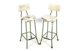 A pair of circa 1960s 'industrial' Steelux 27