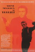 Bullit (1968) movie film poster. Starring Steve McQueen, directed by Peter Yates for Warner Bros.