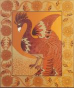 Tass Bell (20th century) 'Phoenix'. Signed limited edition print, no. 79/150, dated '81.