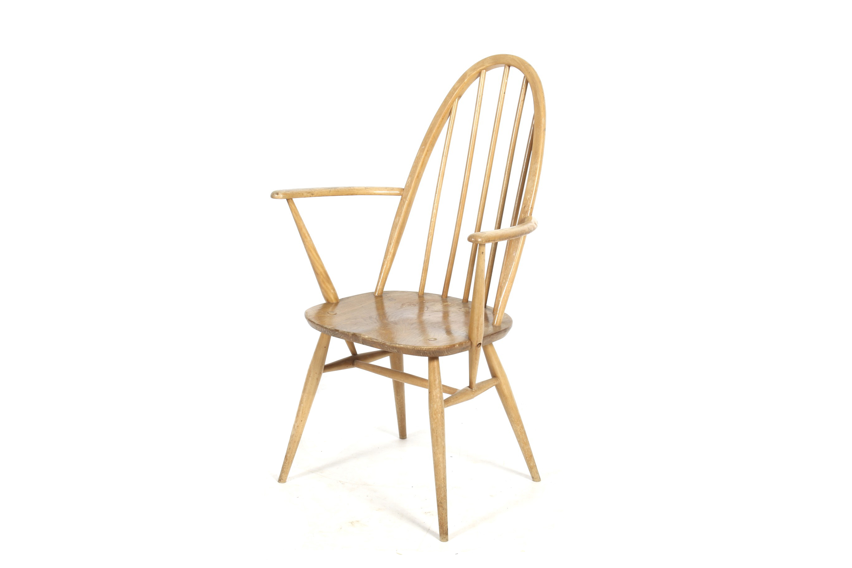 An Ercol Windsor 365A highback carver chair.
