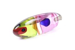 Maurizio Asti (1962-) for ARS Cenedese Murano glass 'entrapped fish'.