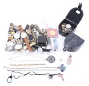 A collection of modern, period and vintage jewellery and other items.