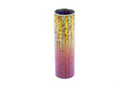 Anita Harris studio art pottery 'Brimstone' cylinder vase.