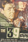 The 39 Steps (1959) movie film poster.