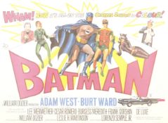 Batman (1966) British movie film poster.