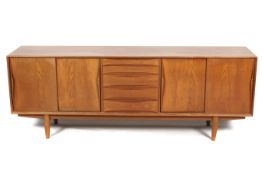 A Danish Dyrlund Smith mid-century teak sideboard.