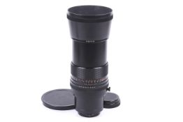 A Carl Zeiss Jena 300mm f4 MC Sonnar Pentacon Six lens. Serial No. 10167320.