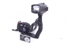 A SeaLife compact digital underwater camera outfit.
