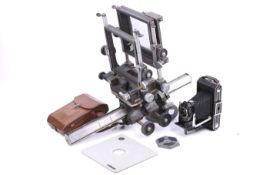 Two assorted cameras. To include a folding Art Deco Kodak with a K.S. Anastigmat 10.5cm f6.