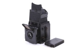 A Thornton Pickard Ruby Horizontal reflex plate camera. With a Dallmeyer London 4 inch f4.