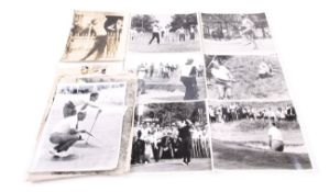 A collection of Press Agency silver gelatin photgraphs of the 1967 British Open Golf Championships.