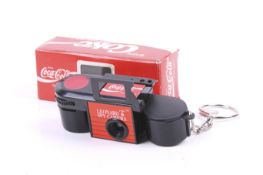 A Coca-Cola Leonard 6 110 sub-miniature spy camera. In branded box.