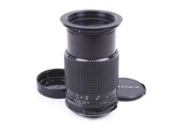 An SMC Pentax 67 200mm f4 lens. Serial no. 8711556.