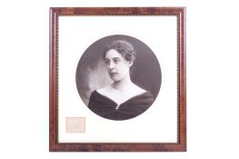 Unknown photographer - Studio portrait of an unknown lady, 1902.
