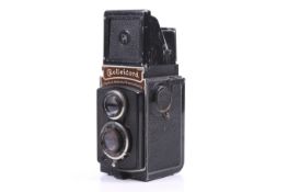 A Rolleicord I Model 2 (K3) 6x6 medium format TLR camera. With a Carl Zeiss Jena 7,5cm (75mm) f3.