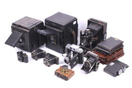 A collection of cameras.