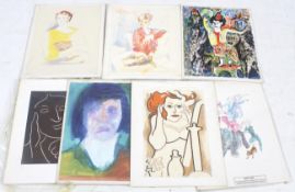 Kendrick Owen (Bristol) eight original paintings.