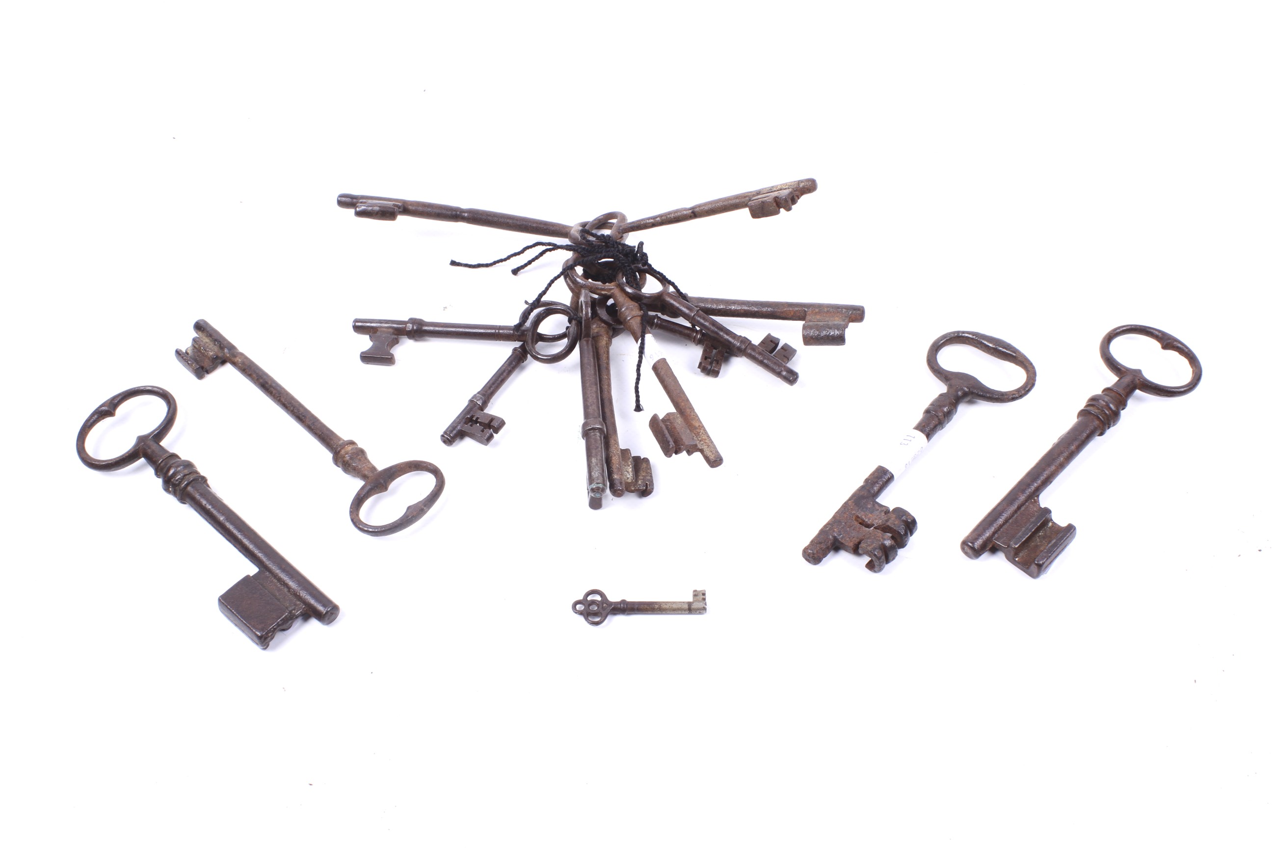 A collection of vintage keys.