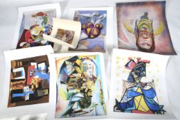 William Joseph Verdult (1939-2016 Dutch/American), mixed media, 'Dakota Indian' and other prints.