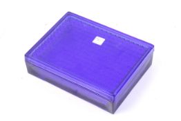 Christian Dior Cristal Au Plomb blue glass box.