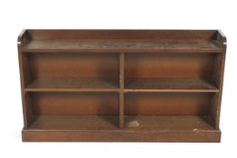 'Globewernicke' oak free standing bookcase.
