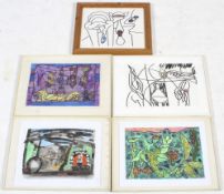 Kendrick Owen (Bristol) five original art works.