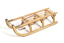 A Grindelwald oak sledge.