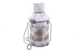 A 19th century metal Seahorse anchor ships lantern.