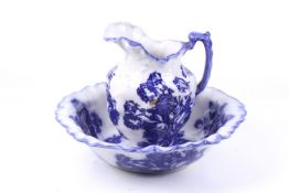 A Blakeney Ironstone pitcher and basin.