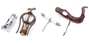 Four corkscrews.