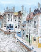 Robert Scott (American, French, 20th century artist) oil painting on canvas.