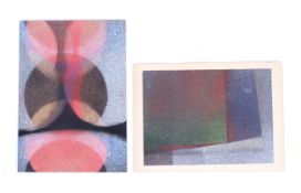 George Williams, 20th century, Bristol School of Art, two coloured prints.