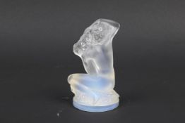 A Lalique Floreal opaline glass figure of a lady #11912.