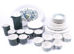 A c1970s Royal Doulton Everglades tea and dinner service.