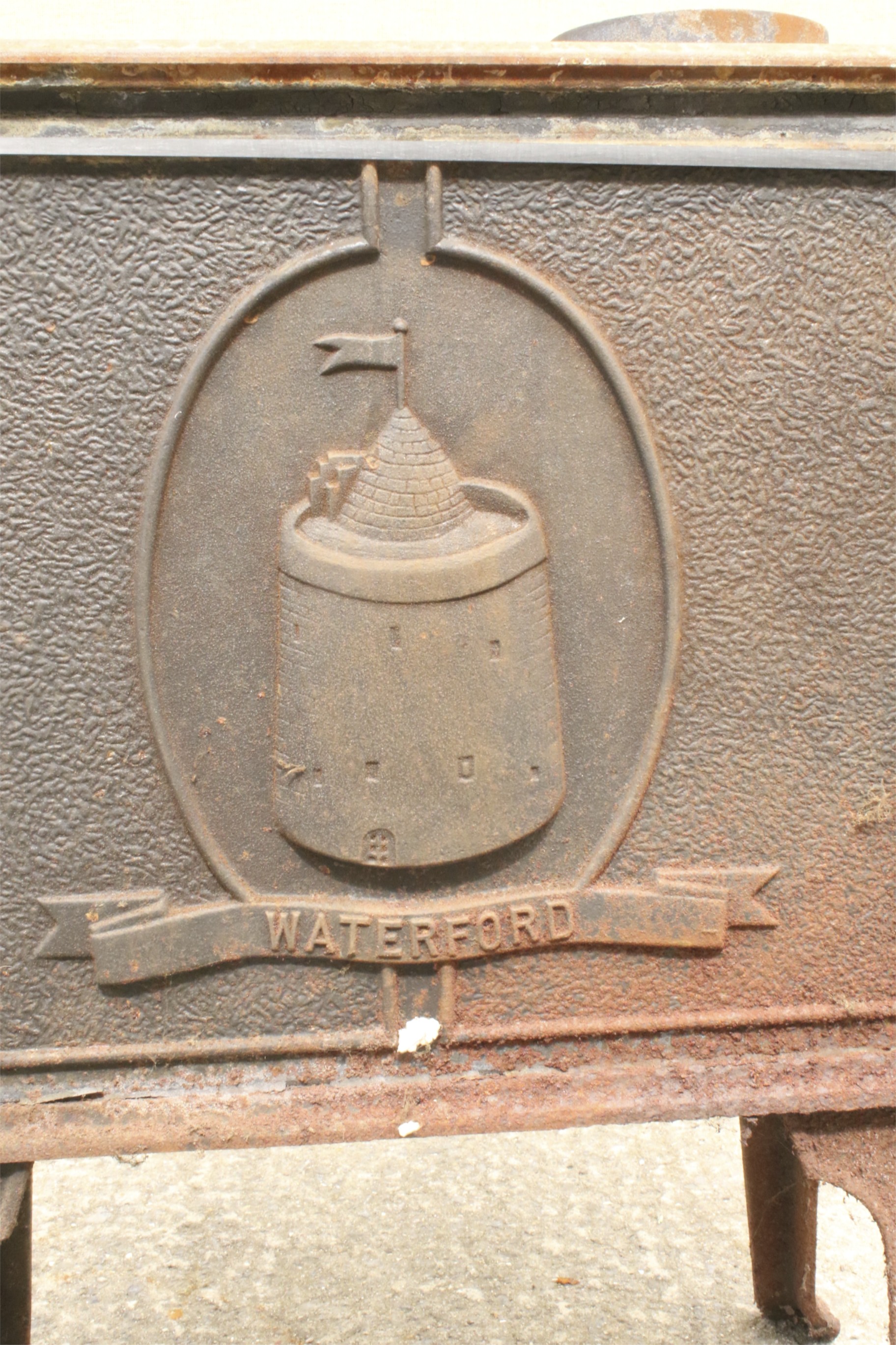 A Waterford wood burner. Having a decorative panel to the front. - Image 2 of 2