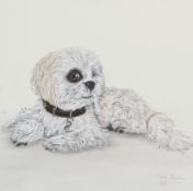 A Sarah Bayliss acrylic on canvas.