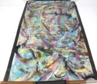 L Maccloud 'Dalin', 2021, oil on canvas, abstract painting.