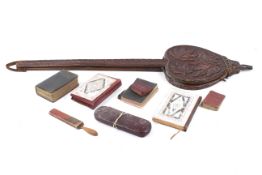 An assortment of collectables.