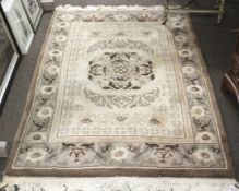 A 20th century woollen rug.