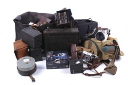 A collection of cameras.