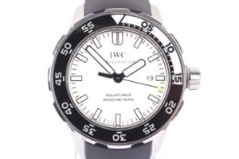 IWC, Schaffhausen, Aquatimer 2000 Meters, a gentleman's stainless steel wrist watch, circa 2010.